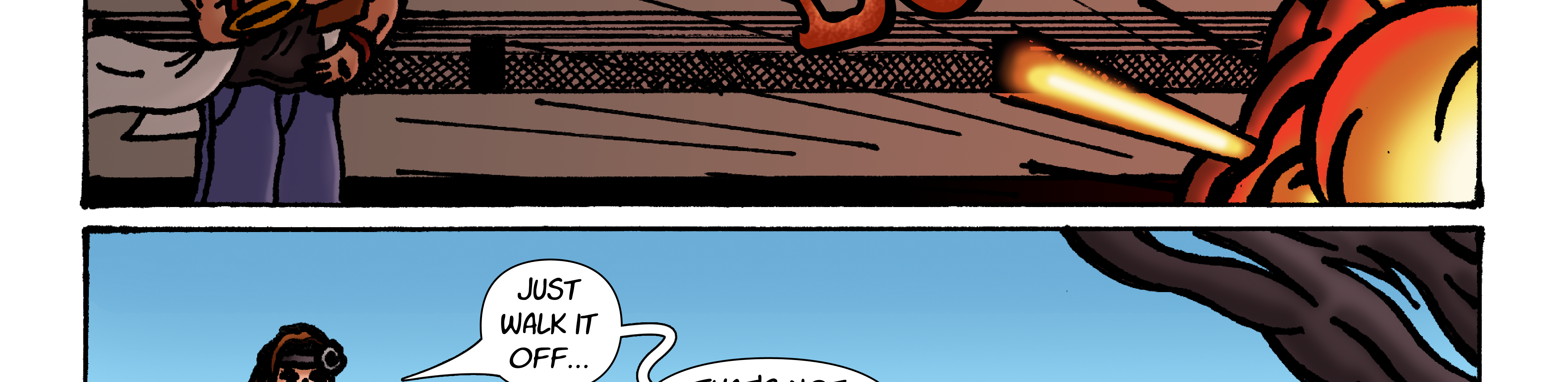 Ex Dynamis Chaos - Episode 43, Page 1: Terzich's Codex: Electromagnetic Rollerblades